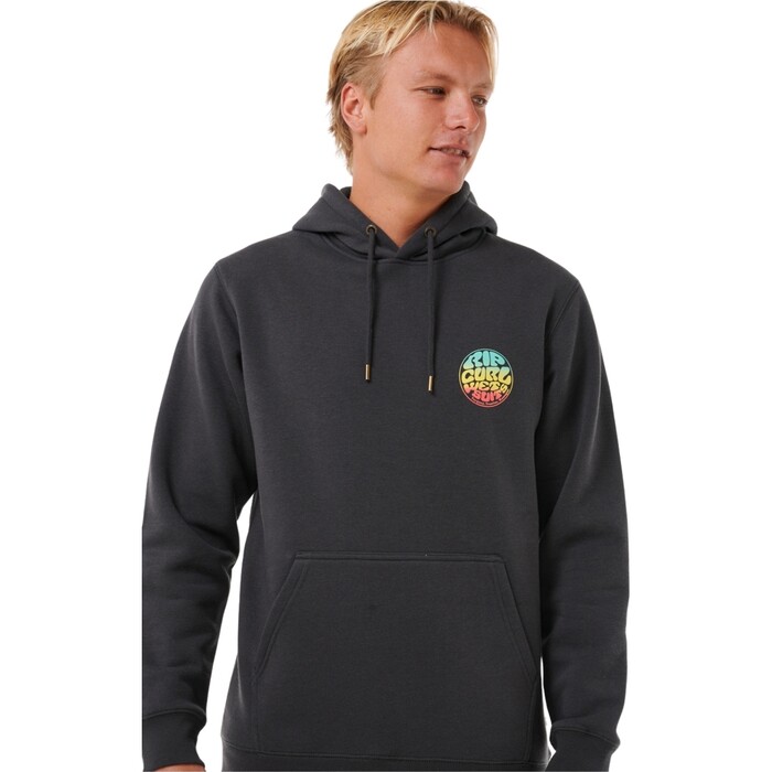 Rip Curl Hombres 2024 Sudadera Con Capucha Wetsuit Icon CFEGM9 - Negra